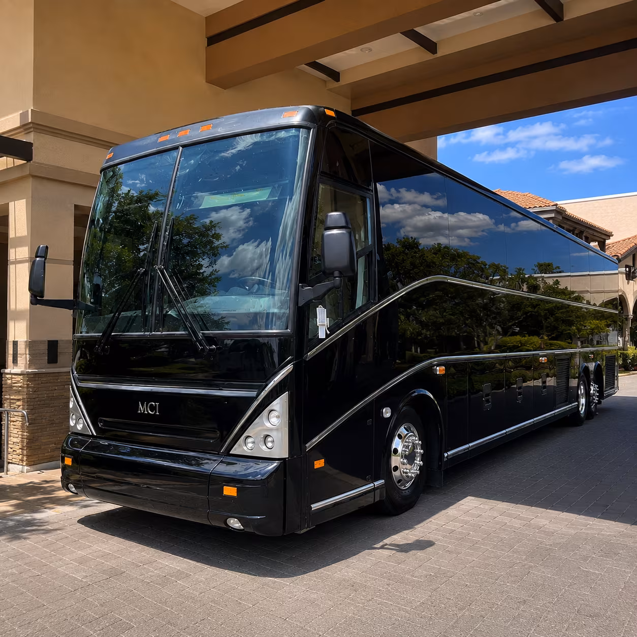 long beach private event charter bus rental