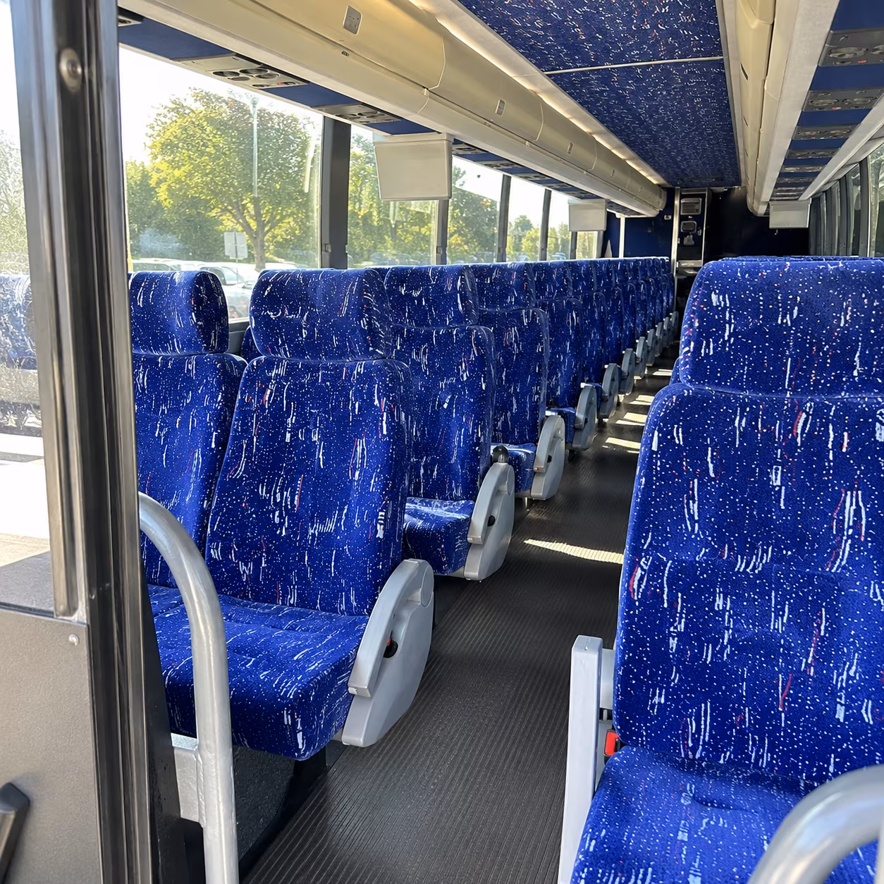 long beach religious group transportation onboard seating